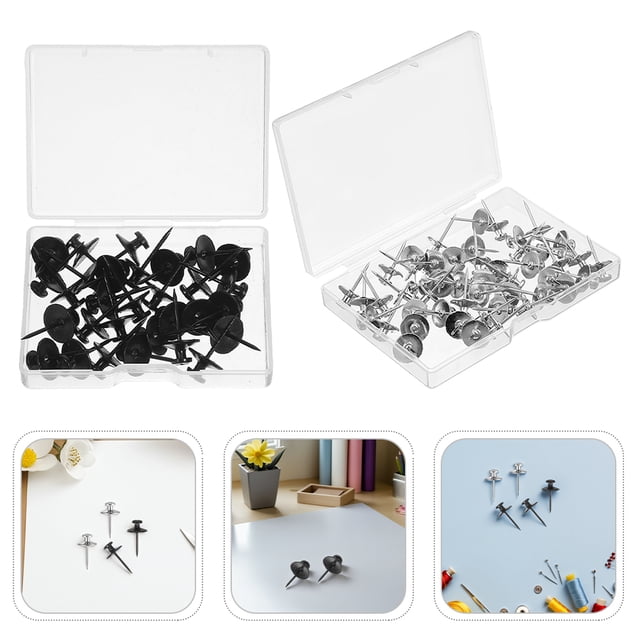 OUNONA 60 Pcs Crochets Décoratifs en Alliage de Zinc pour Murs Secs et Planches de Liège