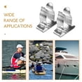 thumbnail image 5 of QUMONIN 2Pcs Kayak Paddle Clips Deck Mounted Paddle Clamps Stainless Steel Paddles Holders Boat Clamps, 5 of 8