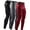 069# 3Pack:Black+Gray+Red, variant on NELEUS Mens Tights Leggings Compression Pants Base layer Workout Dry Fit With Phone Pockets,Black+Gray+Red,US Size 2XL