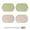 Green*2+Red*2, variant on Silicone Placemats, Set of 4, Non-Slip, Oil Proof, Water Proof, Heat Resistant, Stain Resistant, Easy to Clean, Leather Texture, Oval