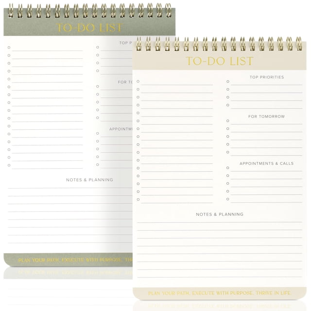 Set de blocs de notas ZICOTO Hermosos para la planificación diaria