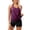H, variant on 3 Piece Tankini Swimsuits for Women Tummy Control Bathing Suits Swim Tank Top with Bra Swimwear Adjustable Straps