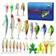 thumbnail image 2 of KEVCHE 23cm Caja Sorpresa Anzuelo de Pesca, Calendario de Adviento de 24 dias de Halloween 24 Anzuelo de Pesca, Cuenta atrás de Halloween Caja Ciega para Niños y Aficionados, Edad 3+, 2 of 3