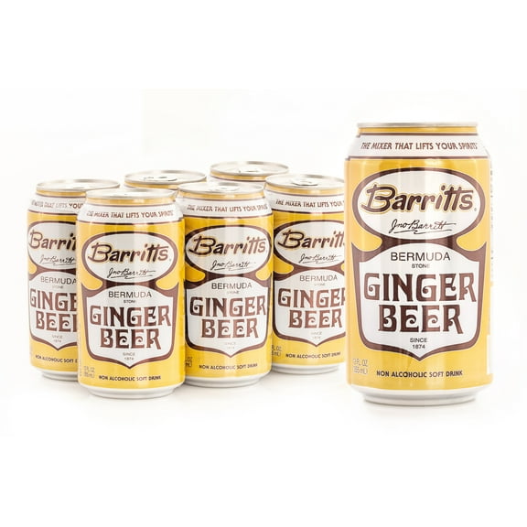 Barritt's Regular Original Ginger Beer - 12 Pack - 12oz Cans - Gluten Free