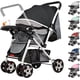 thumbnail image 2 of Carriola Infantil De Lujo Con Toldo De Viaje Compacta Y Ligera Carriola Para Bebe Con Jugetes Tela Transpirable Carrito Para Bebe Con Mango Ergonomico Carreola Ultra Ligera Y Comoda (Rosa), 2 of 6