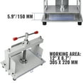 thumbnail image 4 of VEVOR Manual Paper Press Machine 12X8.6 inch for A4 Sized Papers Flatting Machine 10cm Thickness Steel Frame Manual Flat Paper Press Machine Papermaking Book Press, 4 of 9