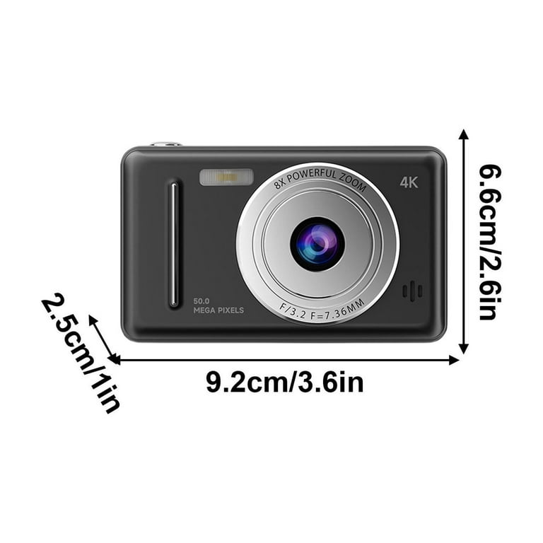 YOFOKO Retro Digital Camera for Students – Dual-Lens Vintage