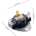 3387134 New Compatible Dryer Operating/Cycling Thermostat for Whirlpool ...
