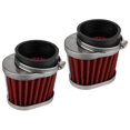 thumbnail image 4 of DWCX 4Pcs 54mm Carburetor Oval Pod Air Cleaners Filters Fit for Honda CB650 CB750 CB900 CB1000 CB1100 CBX, 4 of 5