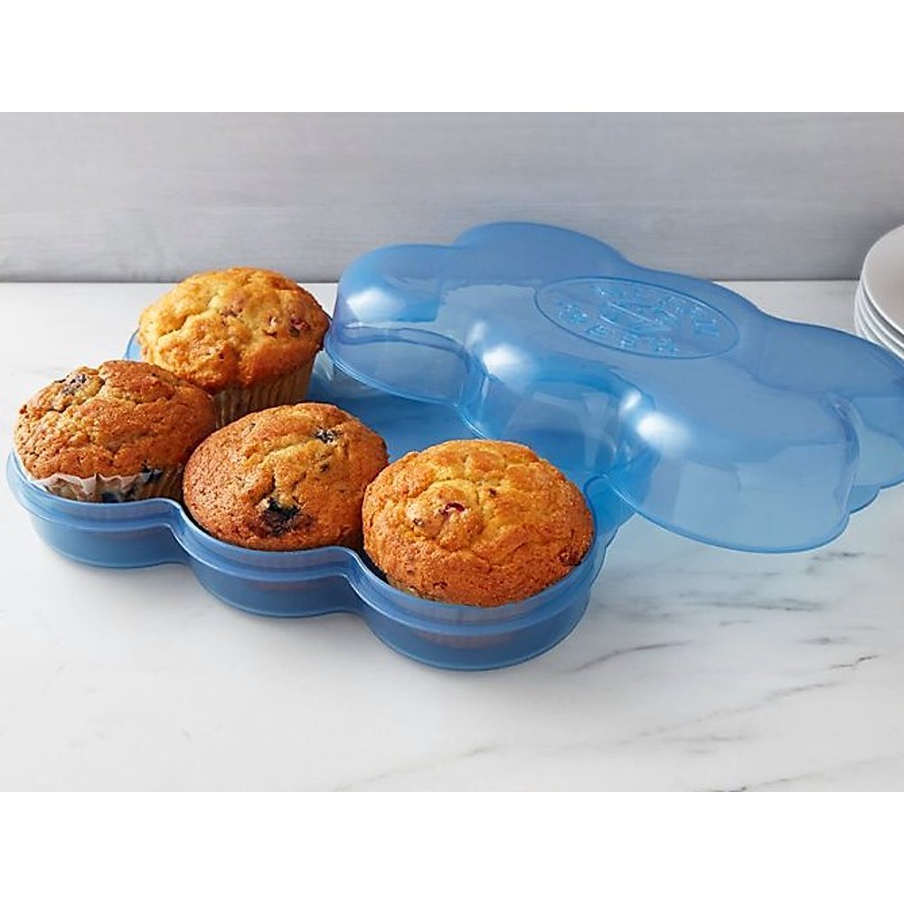 Muffin Fresh Container 6 Fresh Muffin Keeper & Airtight Storage
