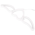 thumbnail image 5 of Fyydes Wall Decoration Neon Lights Heart Shaped Wings Neon Sign Heart Shaped Neon Light Safe Energy Saving Dual Power Heart Shaped Wings Neon Sign for Valentine's Day Wedding, 5 of 10