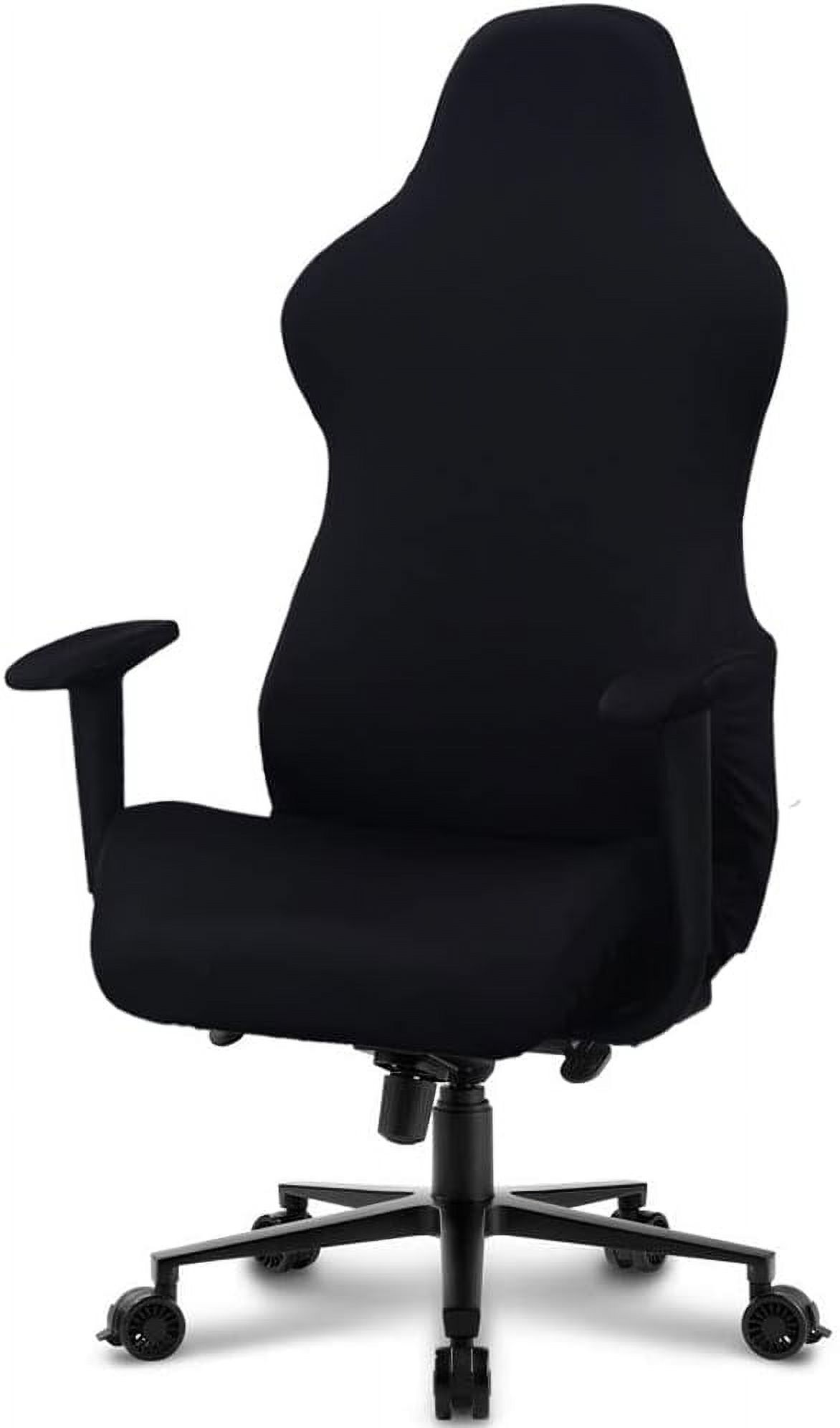 Shiyou Housses de Chaise en Polyester Extensible pour Chaise de Jeu Inclinable (Seulement Housses de Chaise) (Noir)