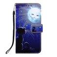 thumbnail image 2 of Compatible With Samsung Galaxy A40 Case Leather Flip Wallet Cover With Card Slot Holder Kickstand Pattern - Cat And Sun, 2 of 5
