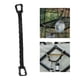 thumbnail image 5 of Cordón para acampar, cuerda colgante portátil para acampar para acampar, caminar, accesorios para tiendas de libre Negro 10 bucles, 5 of 9
