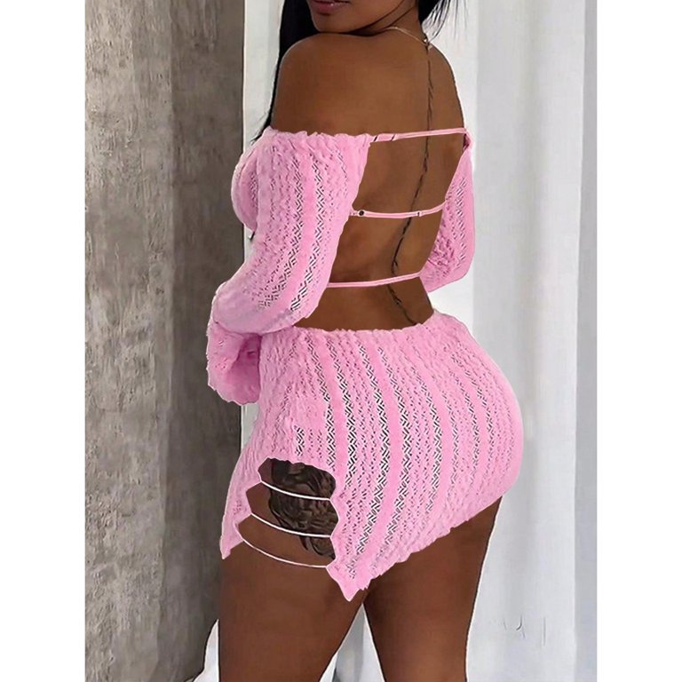 low cut long sleeve bodycon dress Amazon.com: Women's Long Sleeve Dresses Sexy Low Cut Round Neck Dress Elegant Bodycon Dress Beach Party Short Skirt(Black,X-Small) : Clothing, Shoes & Jewelry