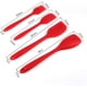 thumbnail image 5 of Juego de utensilios de cocina de silicona, cucharas de cocina, espátulas, pinzas, cucharas espumaderas, cucharones de sopa, batidores, pinzas para espaguetis. (Rojo) JM, 5 of 5