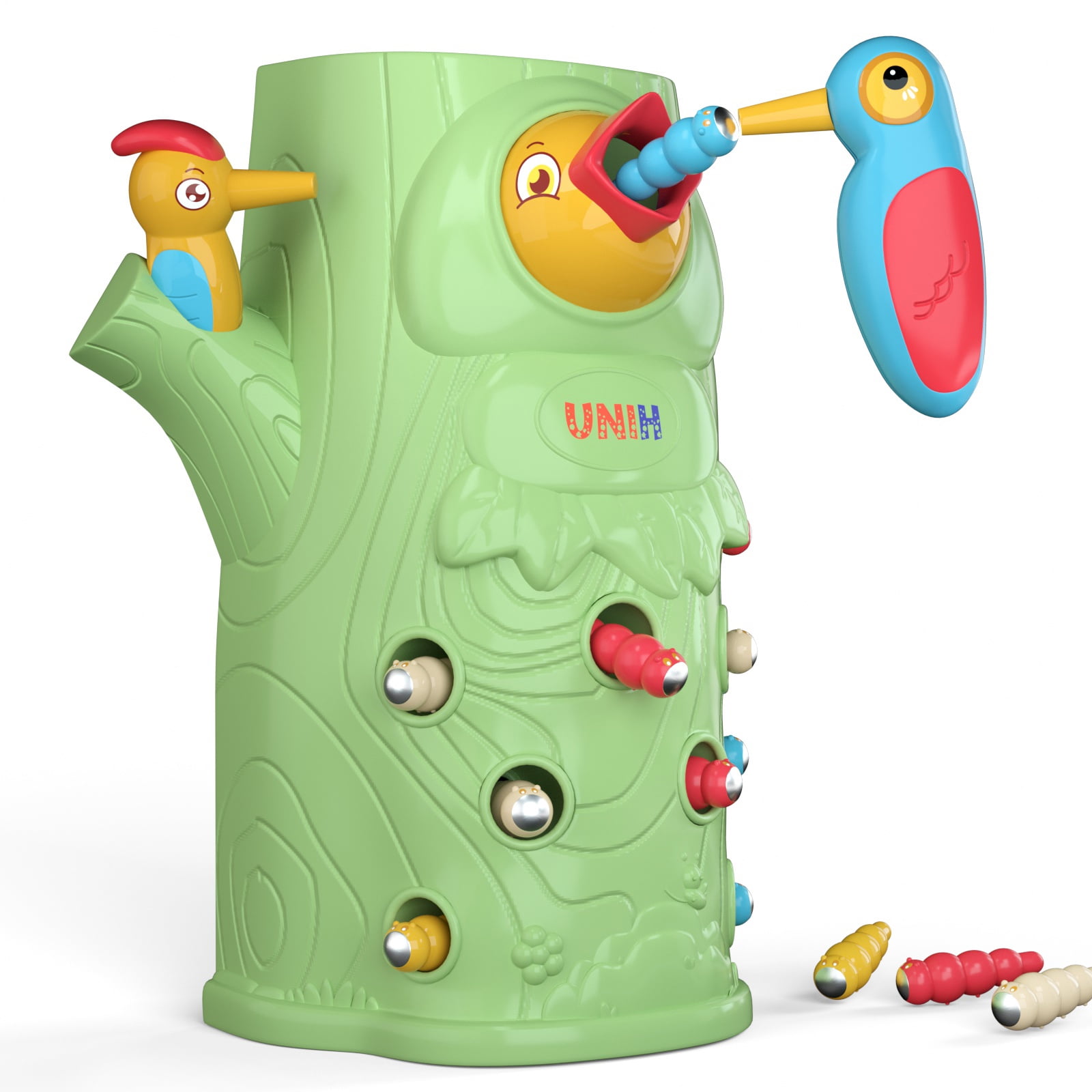 UNIH Woodpecker Fine Motor Skills Toy For 2 3 4 5 Year Old Boys Girls unih-woodpecker-fine-motor-skills-toy-for-2-3-4-5-year-old-boys-girls
