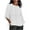 White, variant on Navy S WIZUTIZ T Shirts for Women Reduced Price Fashion Loose Fit Plus Size Tshirts Ladies Work Out Solid Tee Elegant Round Neck Oversize T-shirt Tunics Ultra Soft Tops Cozy Style Short Sleeve Shirts