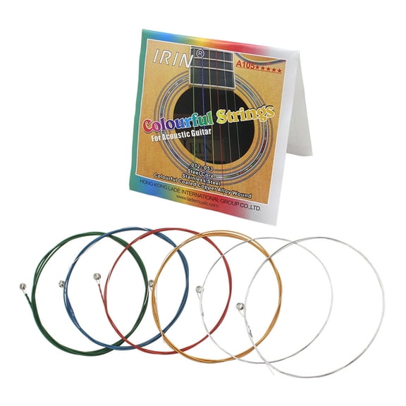 Acoustic Guitar 6 Strings Folk Guitar String Steel Core Guitar Strings Wound Set