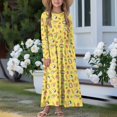 thumbnail image 2 of DISNIMO Yellow Dog Girls Long Sleeve Fall Dress with Pockets for Kids Long Sleeve Dresses for Girls Dresses Size 11-12 Casual Soft Dress for Kids Holiday Dresses for Girls Swing Dress, 2 of 7