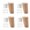Inclined mouth heigh, variant on 4Pcs Stable Wooden Table Leg Brace Weight Bearing Stabilizers for Home Furniture Reinforcement