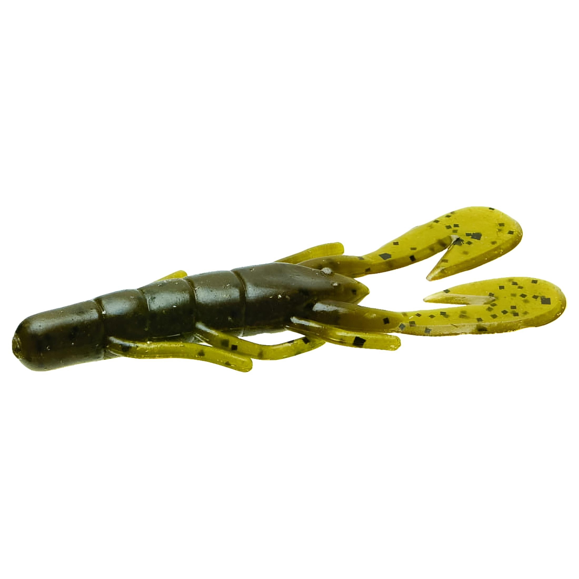 Zoom Fat Albert Curly Tail Grub Chartreuse Pearl Soft Plastic Jig