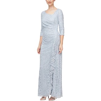 sachin and babi light blue dress Plus Size Mother of the Bride Dresses