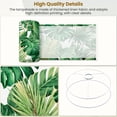 thumbnail image 4 of Linen Drum Lampshades Tropical leaves Monstera strelitzia palms Watercolor 13"x13"x10" Light Shade for Table Lamps Floor Lamp Shades Lampshade Replacement Assembly Required, 4 of 8