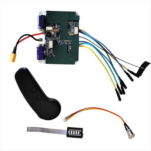 Placa Base con Controlador Dual, 12S, 48V, Longboard, 2 Unidades, ESC, Velocidad, Control Remoto y Pantalla de Potencia, Accesorios para Bricolaje.