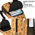 thumbnail image 4 of Sling Backpack,Halloween Pumpkin Duo Pattern Crossbody Bag with Water Bottle Holder,Waterproof Sling Bag for Men/Women with Chest Phone Holder for Hiking,Travel, 4 of 6