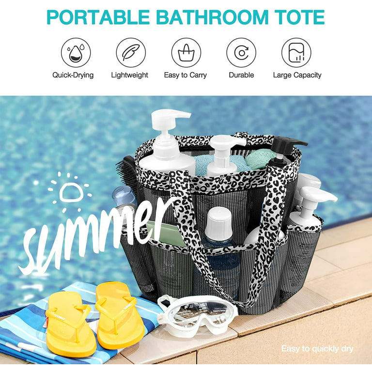 Mesh Shower Caddy Basket Portable For College Dorm Room Summer