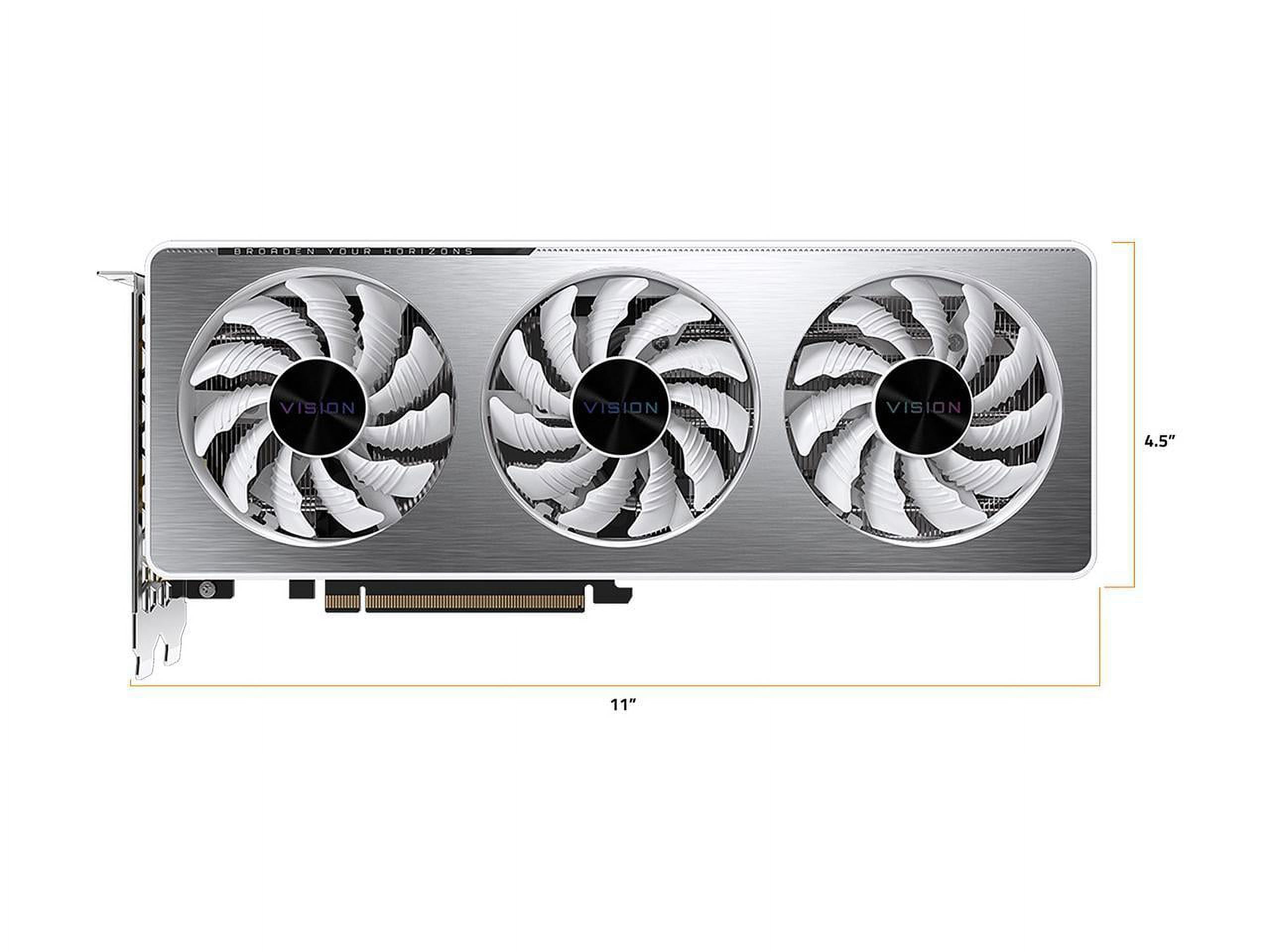 GIGABYTE Vision OC GeForce RTX 3060 12GB GDDR6 PCI Express 4.0 ATX