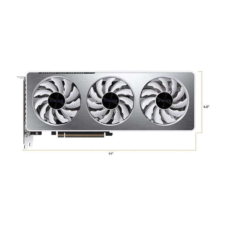 GIGABYTE Vision OC GeForce RTX 3060 12GB GDDR6 PCI Express 4.0 ATX
