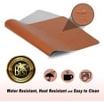 thumbnail image 4 of Large Dual Sided Desk Pad/Mat for Office and Home, 31.5" x 15.7" Waterproof PU Leather Desk Blotter, Laptop Desk and Writing Pad, 4 of 5