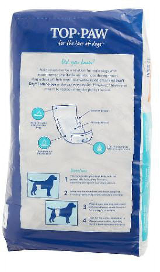 Top paw dog hot sale diapers