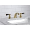thumbnail image 2 of Kingston Brass KB962AKL Duchess Widespread Bathroom Faucet with Plastic Pop-Up, Polished Brass, 2 of 5