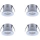 thumbnail image 1 of Elegante foco LED empotrado, mini focos LED de alto brillo para diversas ocasiones, incluida la decoración del hogar, la decoración de tiendas y grandes centros comerciales (4 piezas), 1 of 1