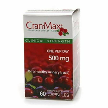 Cran-Max Cranberry Concentré complément alimentaire 500 mg Capsules 60 capsules (pack de 2)