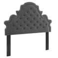 thumbnail image 2 of Modway Diana Tufted Performance Velvet Full/Queen Headboard in Charcoal, 2 of 10