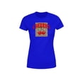 thumbnail image 2 of Playera Blusa De Cerezas Cherries Con Fondo Animal Print Vintage Color Azul Talla Mediana Marca Emil SaEs, 2 of 4