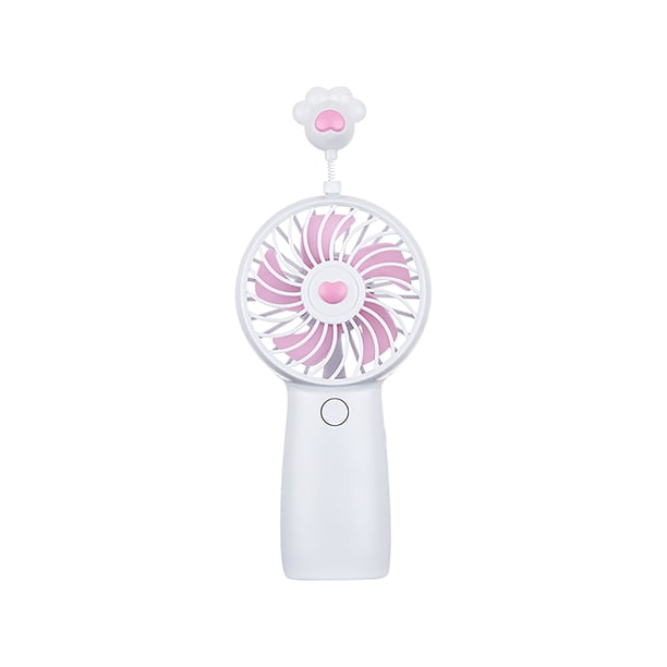 Ventilador de mano creativo de dibujos animados, ventilador de carga USB con regalo ligero para niños y adultos Wmkox8yii FSASFJB1065