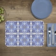 thumbnail image 2 of Wipe-Clean Reversible Decofoam Place mats, Shades of Blue, Set of 2, Made in The USA, 2 of 3