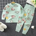 thumbnail image 3 of Ensemble de Pyjama pour Bébé Garçon, Haut à Enfiler à Col Rond avec Motif de Dessin Animé, Vêtements de Nuit pour Tout-Petit, Jolis Pyjamas pour Filles 3-6 Mois, Vêtements pour Enfants, 3 of 3