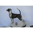 thumbnail image 3 of Nifao Foxhound Dog Bronze Statue – Home Decor Sculpture, 31"L x 7"W x 24"H, 3 of 12