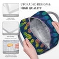 thumbnail image 3 of Easygdp Abstract Bright Pineapple Fruit Retro Bolsa de Almuerzo Insulada Grande, Forro de Aluminio, Diseño Espacioso, a Prueba de Fugas, Ideal para Trabajo, Picnics, Viajes y Actividades al Aire Libre, 3 of 6