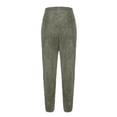 thumbnail image 3 of Womens Fluffy Teddy Plush Sweatpants Fuzzy Warm Wide Leg Lightweight Cinch Bottom Baggy Pajama Pants Sleepwear, 3 of 5