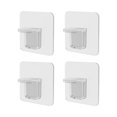 thumbnail image 1 of fastboy Shelf Support Holders Free-punching Removable Rack Pegs Plastic Wardrobe Partition Brackets Cabinet for Bathroom Bedroom Type 1, 4pcs, 1 of 7