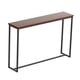 thumbnail image 5 of Mesa de consola estrecha para Bar, mesa de Pub, mesa de pie, gabinete de Metal detrás del sofá, mesa auxiliar para sala de estar y pasillo 100x15x85cm, 5 of 8