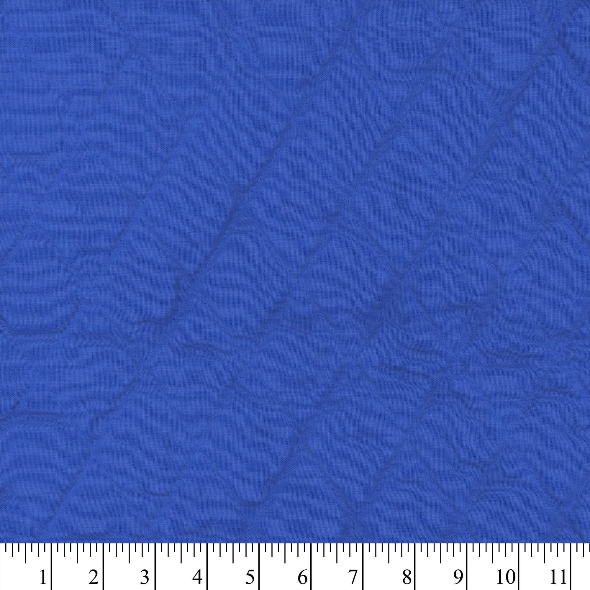 Blue white quilted two-ply cotton fabric with square geometric pattern –  Water Air Industry