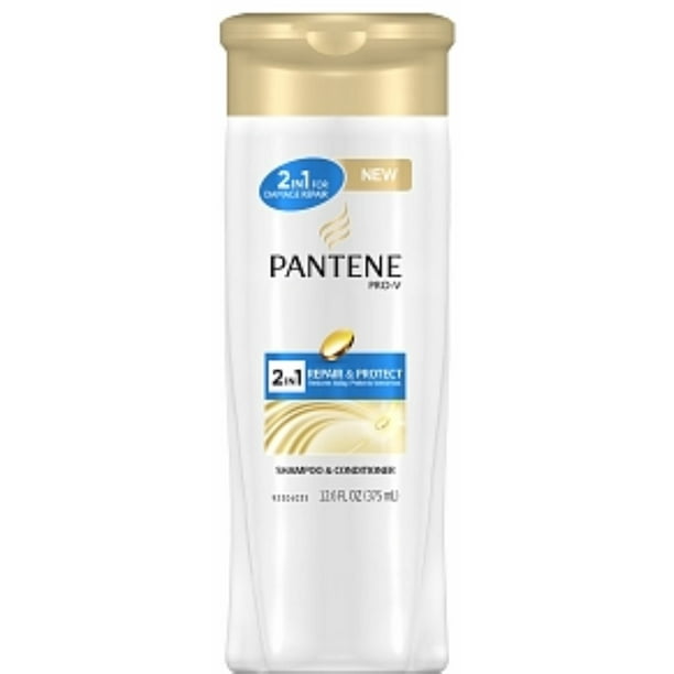 3 Pack Pantene ProV Repair & Protect 2 in 1 Shampoo & Conditioner 12